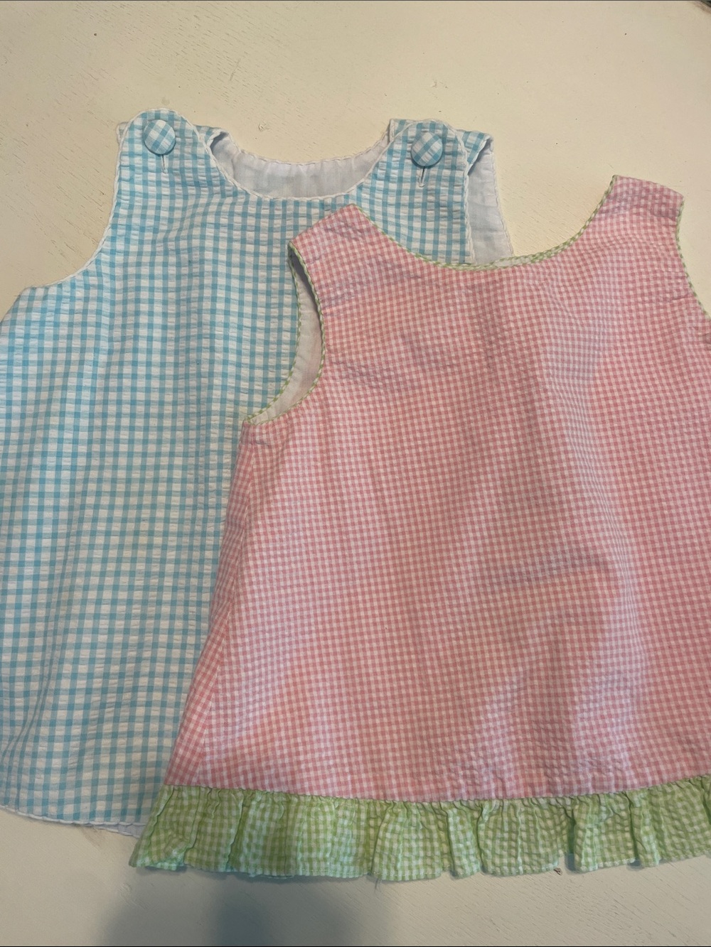 Amanda Remembered Girls Gingham Tops Bundle  size 3/4T